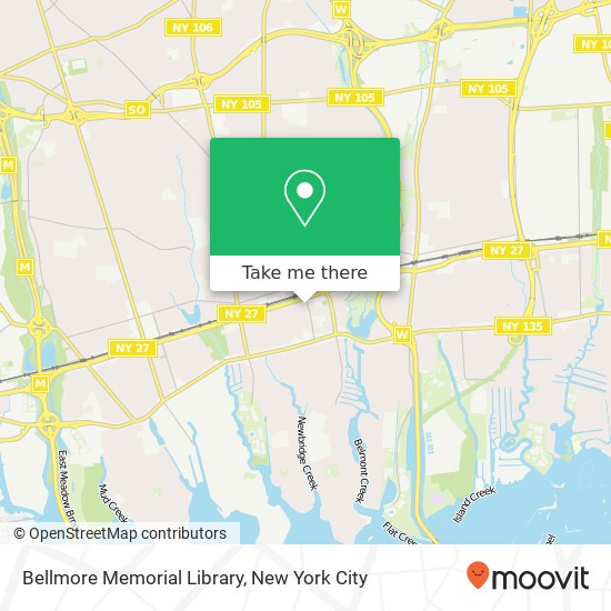 Mapa de Bellmore Memorial Library