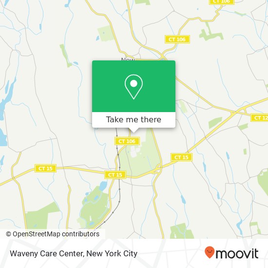 Mapa de Waveny Care Center