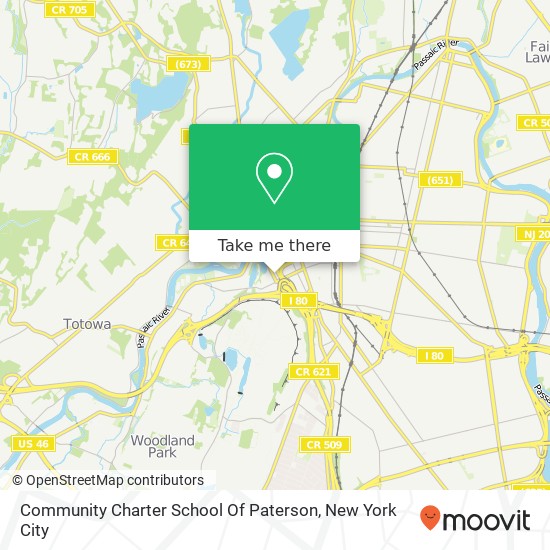 Mapa de Community Charter School Of Paterson