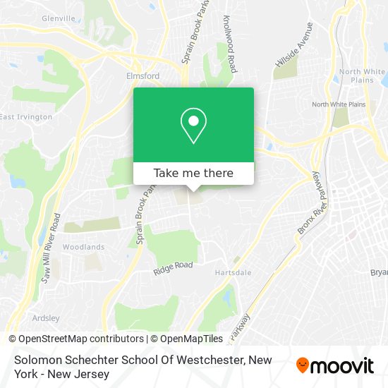 Solomon Schechter School Of Westchester map