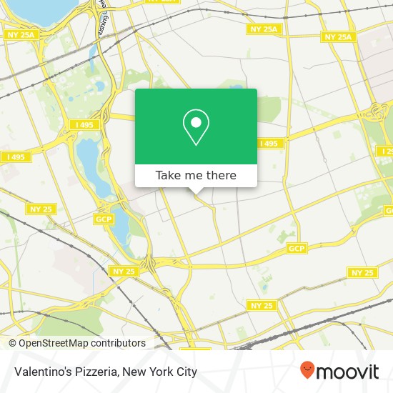 Valentino's Pizzeria map