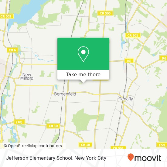 Jefferson Elementary School map