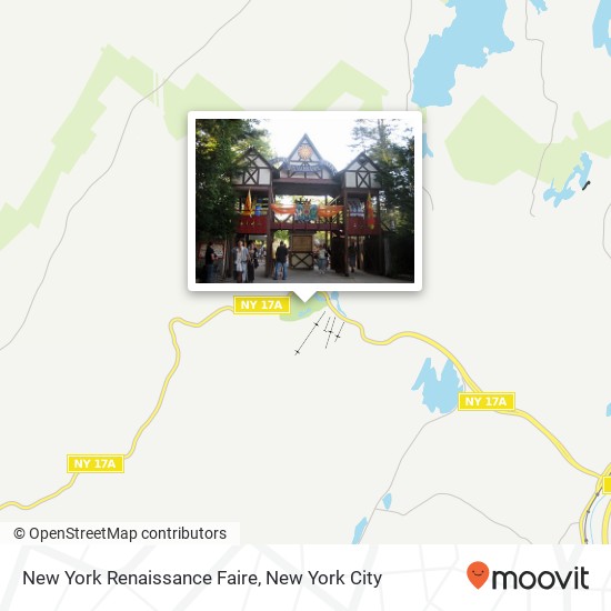 Mapa de New York Renaissance Faire