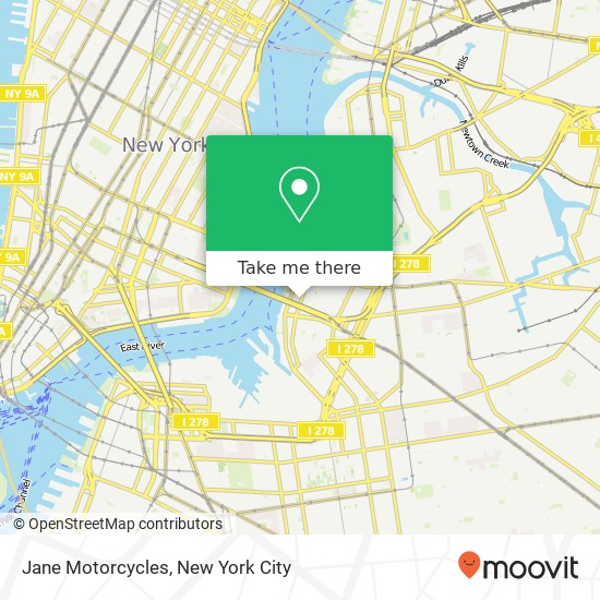 Jane Motorcycles map