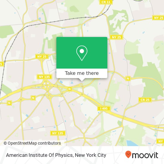 American Institute Of Physics map