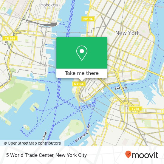 Mapa de 5 World Trade Center