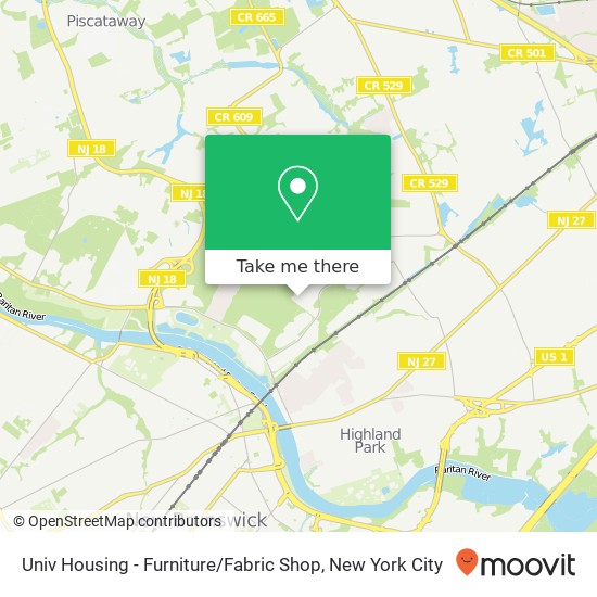 Univ Housing - Furniture / Fabric Shop map