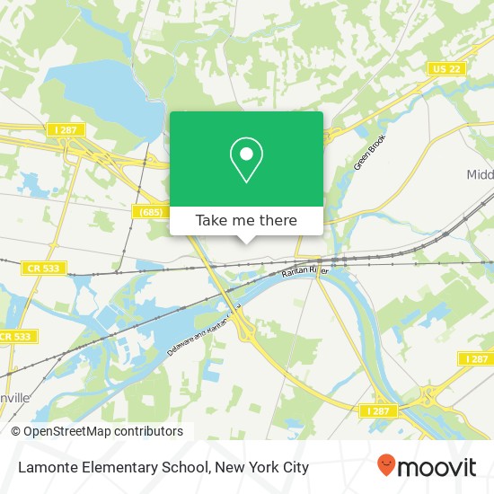 Mapa de Lamonte Elementary School