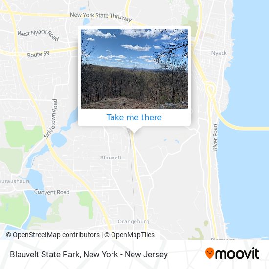 Mapa de Blauvelt State Park