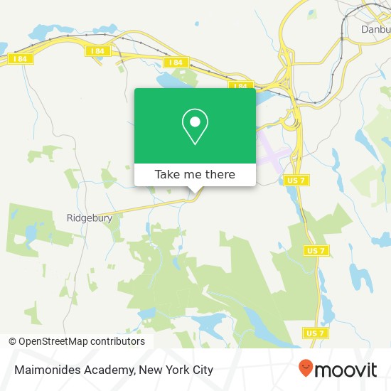 Maimonides Academy map