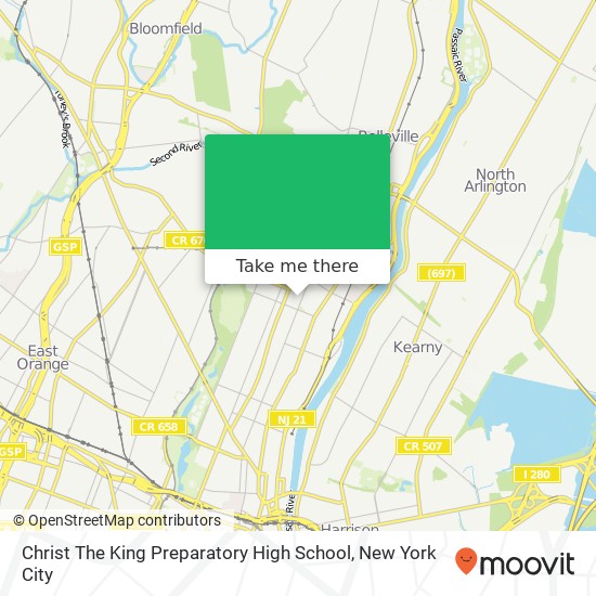 Christ The King Preparatory High School map