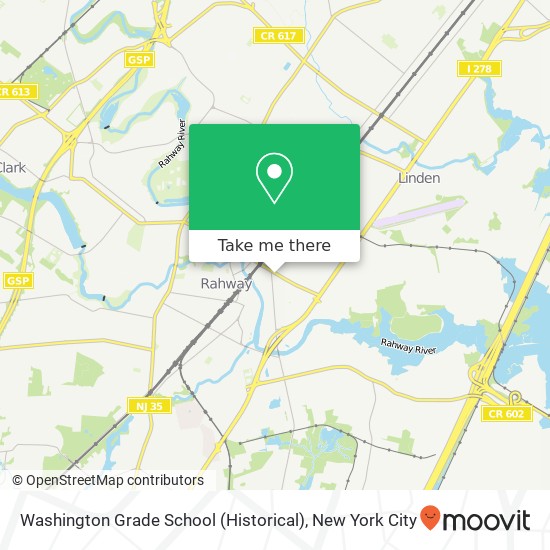 Washington Grade School (Historical) map