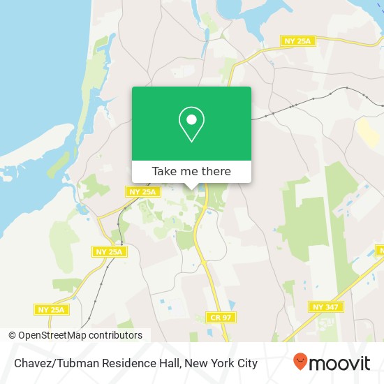Mapa de Chavez/Tubman Residence Hall