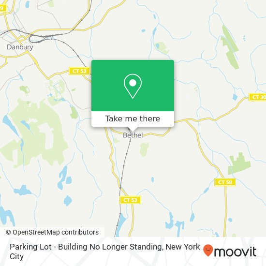 Parking Lot - Building No Longer Standing map