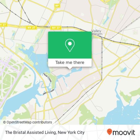 The Bristal Assisted Living map