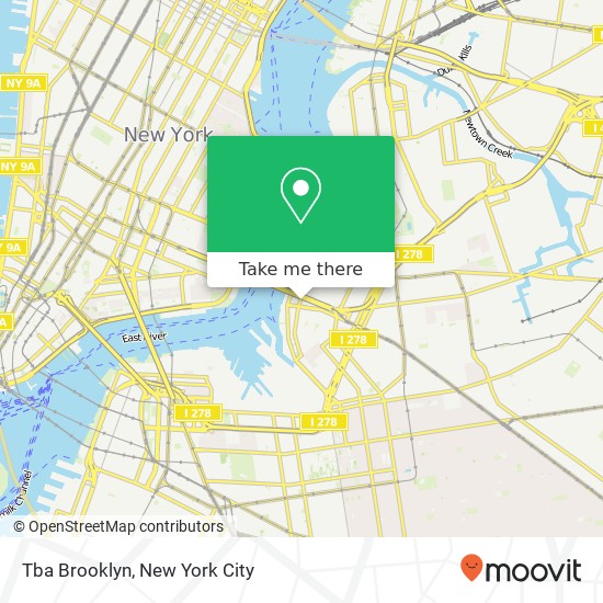 Mapa de Tba Brooklyn