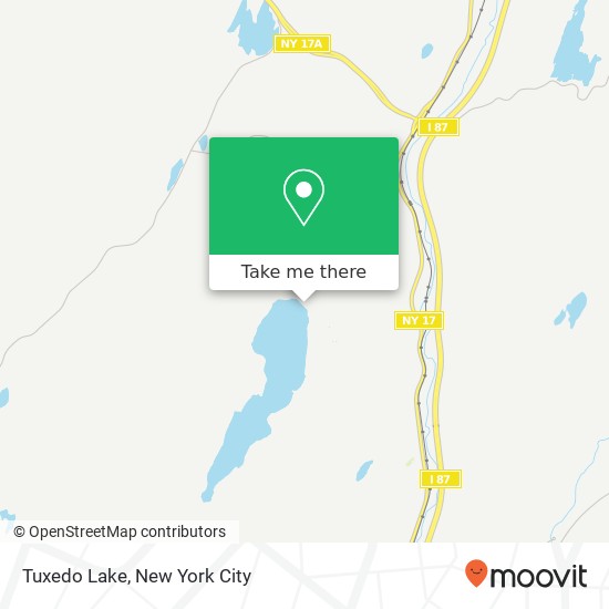 Tuxedo Lake map