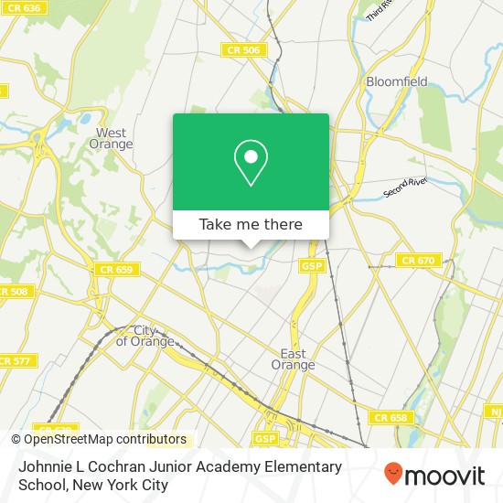 Johnnie L Cochran Junior Academy Elementary School map