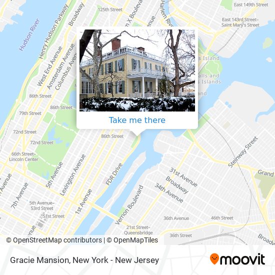 Mapa de Gracie Mansion