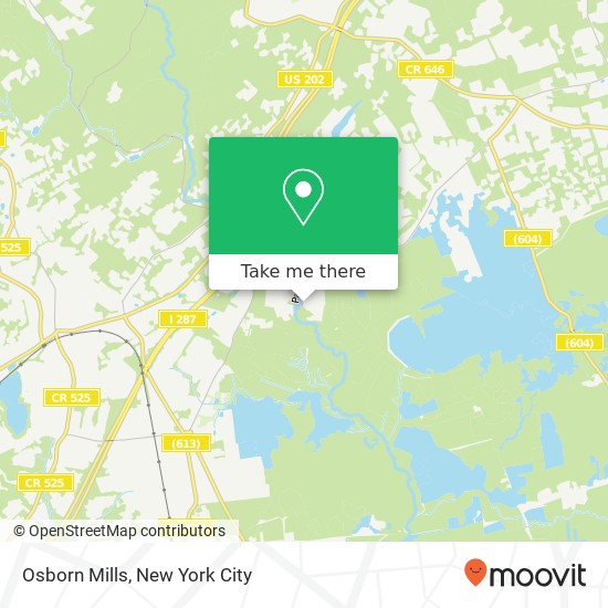 Osborn Mills map