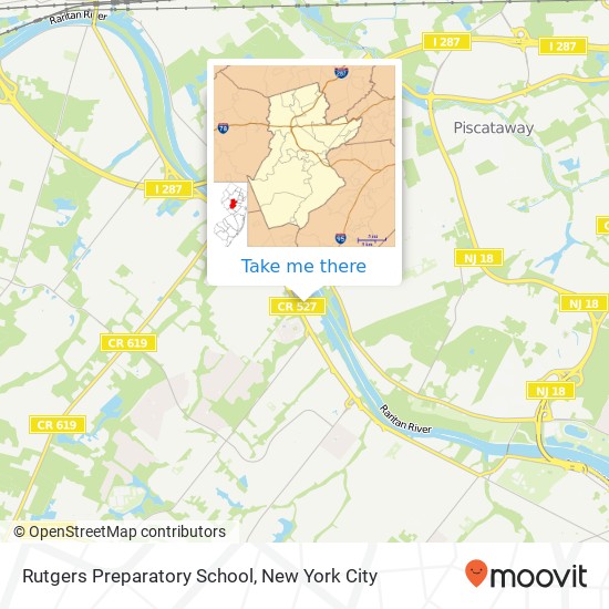 Rutgers Preparatory School map