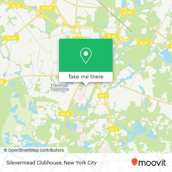 Mapa de Silevermead Clubhouse