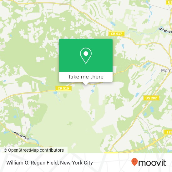 Mapa de William O. Regan Field