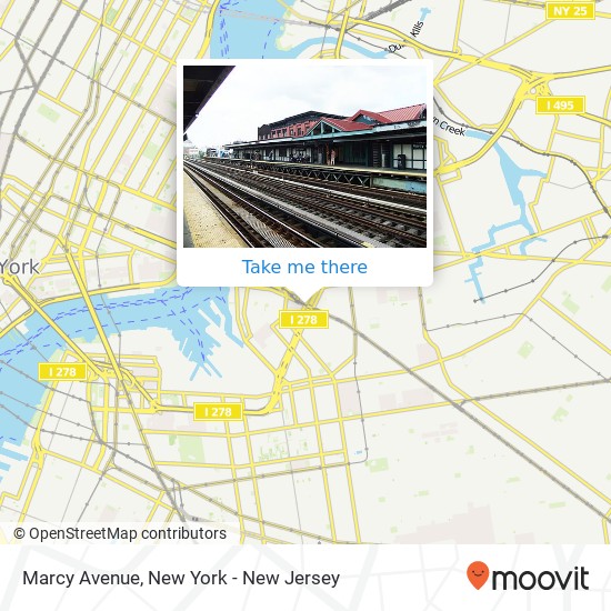Marcy Avenue map