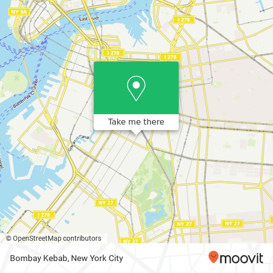 Bombay Kebab map