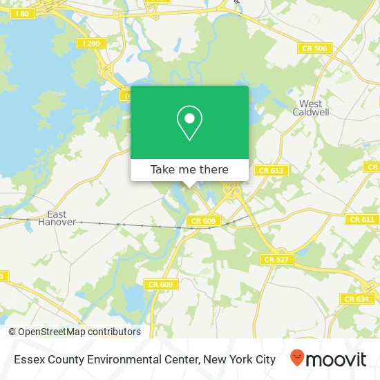 Essex County Environmental Center map