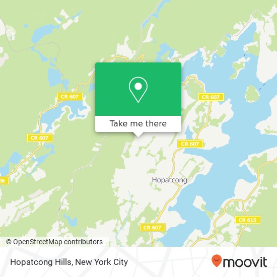 Hopatcong Hills map