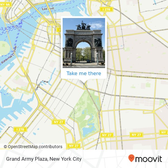 Grand Army Plaza map