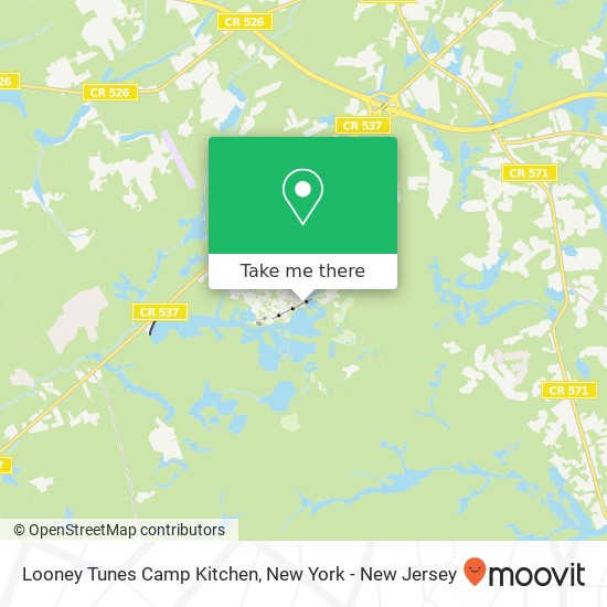 Mapa de Looney Tunes Camp Kitchen