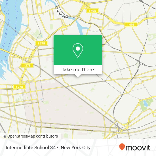 Intermediate School 347 map