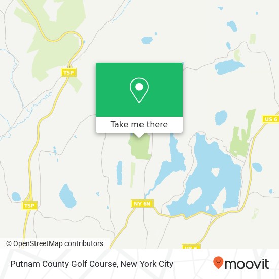Putnam County Golf Course map