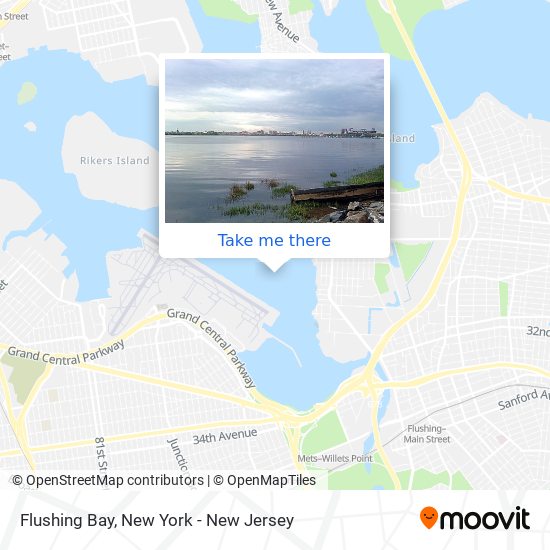 Mapa de Flushing Bay