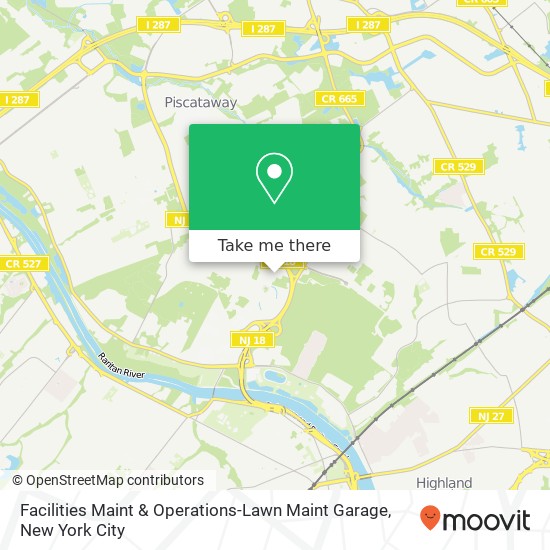 Facilities Maint & Operations-Lawn Maint Garage map