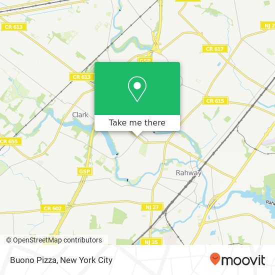 Buono Pizza map