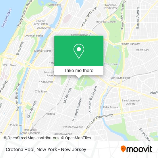 Crotona Pool map