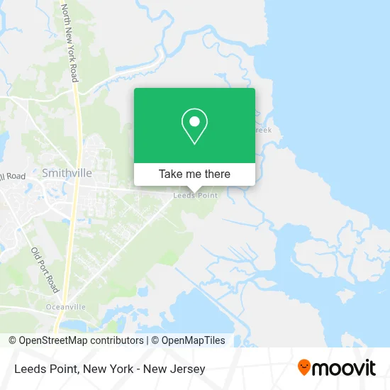 Leeds Point map