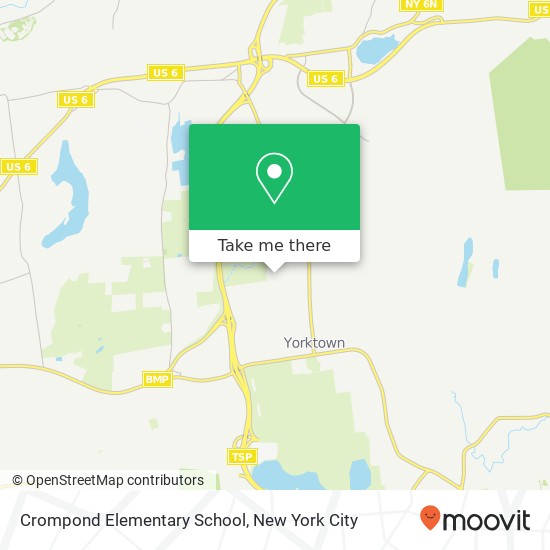Crompond Elementary School map