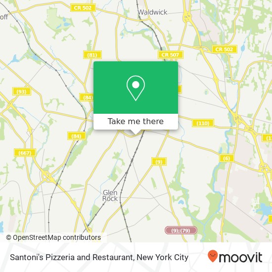 Santoni's Pizzeria and Restaurant map