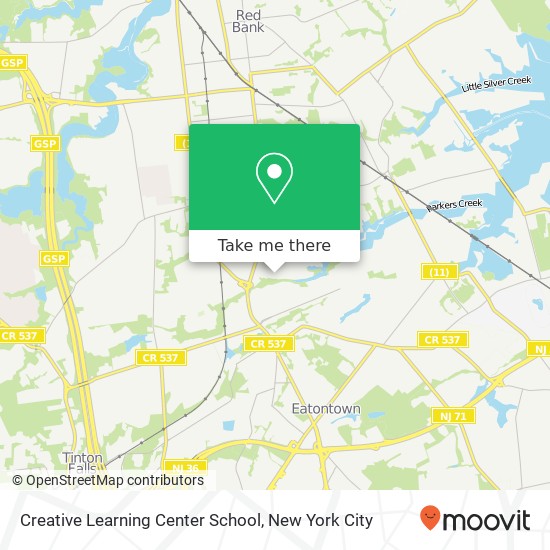 Creative Learning Center School map