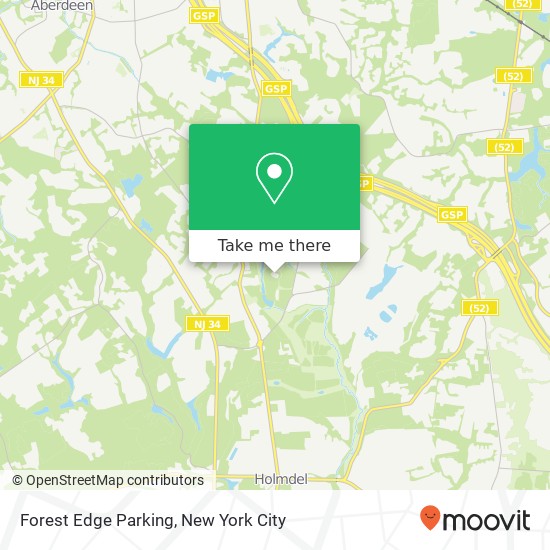 Mapa de Forest Edge Parking