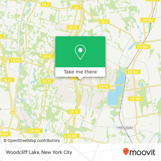 Woodcliff Lake map