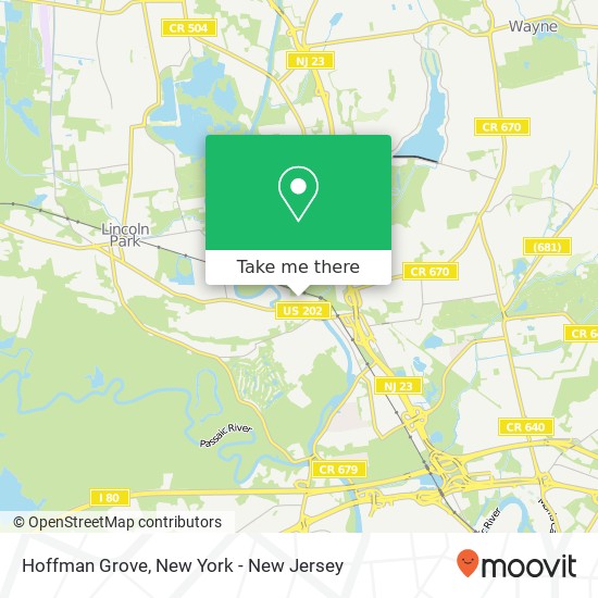 Hoffman Grove map