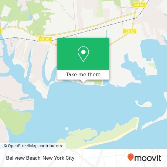 Bellview Beach map