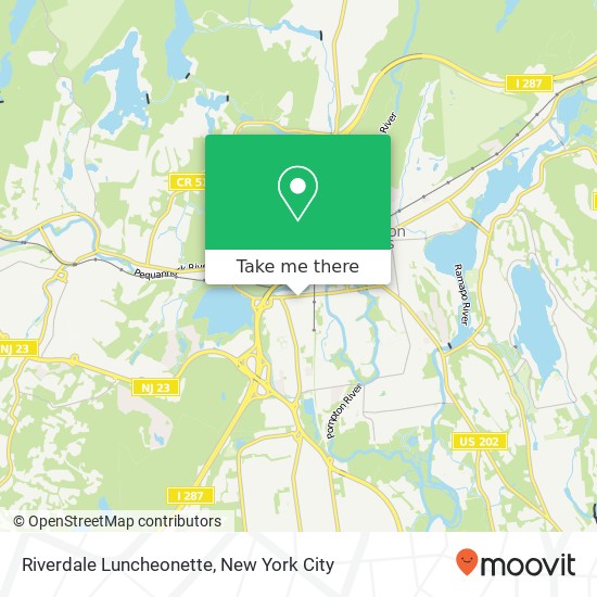 Mapa de Riverdale Luncheonette