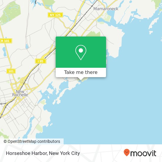 Mapa de Horseshoe Harbor