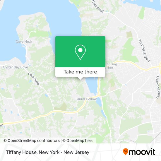 Tiffany House map